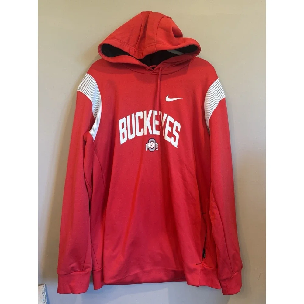 NEW Ohio State Buckeyes Nike Game Authentic Scarlet Hoodie XXL
